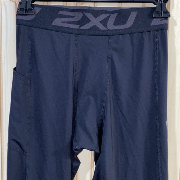 Men’s 2XU Accelerate Compression Tights Black & Camo (Large Tall) - Picture 4 of 14